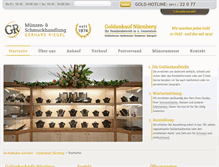 Tablet Screenshot of goldankauf-nuernberg.de